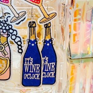 Wine / Cocktail/ Margarita/ Champagne /  Happy hour earrings 🍷🍹🥂🍾🍸